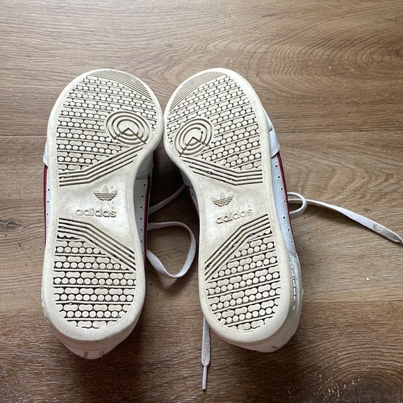 Adidas Rascal Continental 80, Red Blue Stripe Sneakers, Size 42 2/3EU, 9M, 11W - Picture 10 of 11